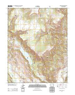 Bristol Head Colorado Historical topographic map, 1:24000 scale, 7.5 X 7.5 Minute, Year 2013