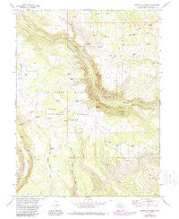 Broken Rib Creek Colorado Historical topographic map, 1:24000 scale, 7.5 X 7.5 Minute, Year 1974