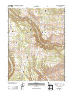 Broken Rib Creek Colorado Historical topographic map, 1:24000 scale, 7.5 X 7.5 Minute, Year 2013