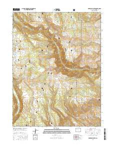 Broken Rib Creek Colorado Current topographic map, 1:24000 scale, 7.5 X 7.5 Minute, Year 2016