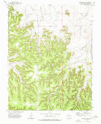 Brown Canyon Colorado Historical topographic map, 1:24000 scale, 7.5 X 7.5 Minute, Year 1972