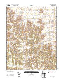 Brown Canyon Colorado Historical topographic map, 1:24000 scale, 7.5 X 7.5 Minute, Year 2013