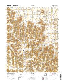 Brown Canyon Colorado Current topographic map, 1:24000 scale, 7.5 X 7.5 Minute, Year 2016