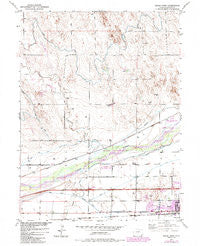 Brush West Colorado Historical topographic map, 1:24000 scale, 7.5 X 7.5 Minute, Year 1971