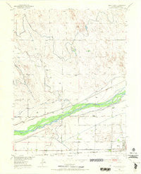 Brush West Colorado Historical topographic map, 1:24000 scale, 7.5 X 7.5 Minute, Year 1951