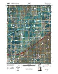Brush East Colorado Historical topographic map, 1:24000 scale, 7.5 X 7.5 Minute, Year 2010