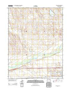 Brush West Colorado Historical topographic map, 1:24000 scale, 7.5 X 7.5 Minute, Year 2013