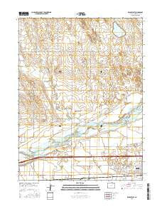 Brush West Colorado Current topographic map, 1:24000 scale, 7.5 X 7.5 Minute, Year 2016