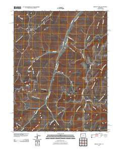 Brushy Point Colorado Historical topographic map, 1:24000 scale, 7.5 X 7.5 Minute, Year 2010