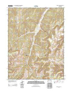 Brushy Point Colorado Historical topographic map, 1:24000 scale, 7.5 X 7.5 Minute, Year 2013