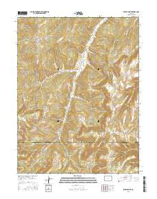 Brushy Point Colorado Current topographic map, 1:24000 scale, 7.5 X 7.5 Minute, Year 2016