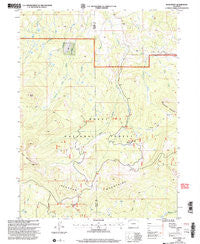 Buck Point Colorado Historical topographic map, 1:24000 scale, 7.5 X 7.5 Minute, Year 2000