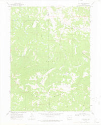Buck Point Colorado Historical topographic map, 1:24000 scale, 7.5 X 7.5 Minute, Year 1969