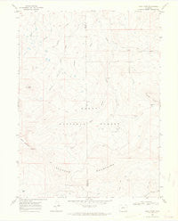 Buck Point Colorado Historical topographic map, 1:24000 scale, 7.5 X 7.5 Minute, Year 1969