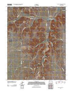 Buck Canyon Colorado Historical topographic map, 1:24000 scale, 7.5 X 7.5 Minute, Year 2010