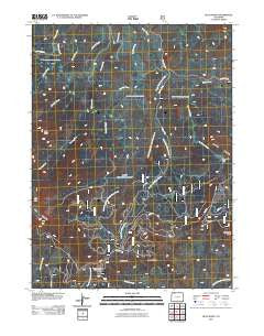 Buck Point Colorado Historical topographic map, 1:24000 scale, 7.5 X 7.5 Minute, Year 2011