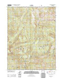 Buck Point Colorado Historical topographic map, 1:24000 scale, 7.5 X 7.5 Minute, Year 2013