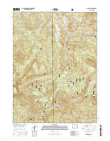 Buck Point Colorado Current topographic map, 1:24000 scale, 7.5 X 7.5 Minute, Year 2016