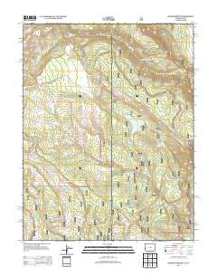 Buckeye Reservoir Colorado Historical topographic map, 1:24000 scale, 7.5 X 7.5 Minute, Year 2013