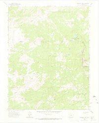 Buckhorn Lakes Colorado Historical topographic map, 1:24000 scale, 7.5 X 7.5 Minute, Year 1963
