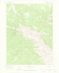 Buckhorn Mountain Colorado Historical topographic map, 1:24000 scale, 7.5 X 7.5 Minute, Year 1962
