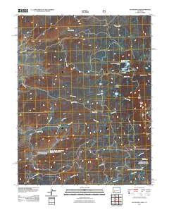 Buckhorn Lakes Colorado Historical topographic map, 1:24000 scale, 7.5 X 7.5 Minute, Year 2011