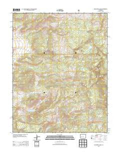 Buckhorn Lakes Colorado Historical topographic map, 1:24000 scale, 7.5 X 7.5 Minute, Year 2013