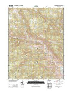Buckhorn Mountain Colorado Historical topographic map, 1:24000 scale, 7.5 X 7.5 Minute, Year 2013