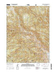 Buckhorn Mountain Colorado Current topographic map, 1:24000 scale, 7.5 X 7.5 Minute, Year 2016