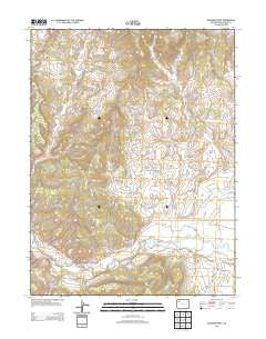 Buckskin Point Colorado Historical topographic map, 1:24000 scale, 7.5 X 7.5 Minute, Year 2013