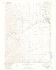 Buena Vista West Colorado Historical topographic map, 1:24000 scale, 7.5 X 7.5 Minute, Year 1982