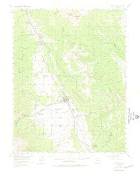 Buena Vista Colorado Historical topographic map, 1:62500 scale, 15 X 15 Minute, Year 1955