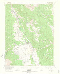 Buena Vista Colorado Historical topographic map, 1:62500 scale, 15 X 15 Minute, Year 1955