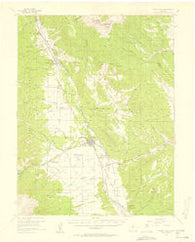 Buena Vista Colorado Historical topographic map, 1:62500 scale, 15 X 15 Minute, Year 1955