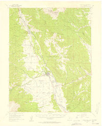 Buena Vista Colorado Historical topographic map, 1:62500 scale, 15 X 15 Minute, Year 1955