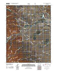 Buena Vista West Colorado Historical topographic map, 1:24000 scale, 7.5 X 7.5 Minute, Year 2011