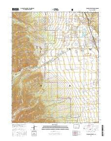 Buena Vista West Colorado Current topographic map, 1:24000 scale, 7.5 X 7.5 Minute, Year 2016