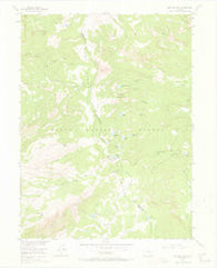 Buffalo Pass Colorado Historical topographic map, 1:24000 scale, 7.5 X 7.5 Minute, Year 1955