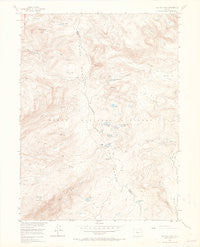 Buffalo Pass Colorado Historical topographic map, 1:24000 scale, 7.5 X 7.5 Minute, Year 1955