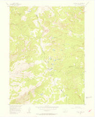 Buffalo Pass Colorado Historical topographic map, 1:24000 scale, 7.5 X 7.5 Minute, Year 1955
