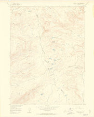 Buffalo Pass Colorado Historical topographic map, 1:24000 scale, 7.5 X 7.5 Minute, Year 1955