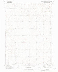 Buffalo Springs Ranch SE Colorado Historical topographic map, 1:24000 scale, 7.5 X 7.5 Minute, Year 1973