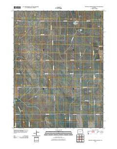 Buffalo Springs Ranch Colorado Historical topographic map, 1:24000 scale, 7.5 X 7.5 Minute, Year 2010
