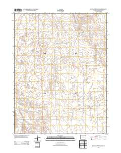Buffalo Springs Ranch Colorado Historical topographic map, 1:24000 scale, 7.5 X 7.5 Minute, Year 2013