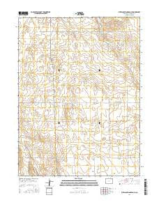 Buffalo Springs Ranch Colorado Current topographic map, 1:24000 scale, 7.5 X 7.5 Minute, Year 2016