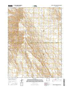 Buffalo Springs Ranch NE Colorado Current topographic map, 1:24000 scale, 7.5 X 7.5 Minute, Year 2016
