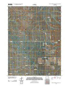 Buffalo Springs Ranch NW Colorado Historical topographic map, 1:24000 scale, 7.5 X 7.5 Minute, Year 2010