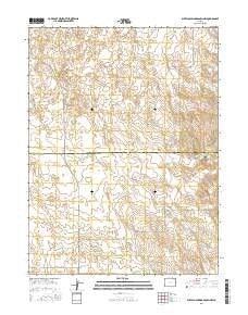 Buffalo Springs Ranch NW Colorado Current topographic map, 1:24000 scale, 7.5 X 7.5 Minute, Year 2016