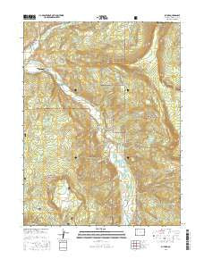 Buford Colorado Current topographic map, 1:24000 scale, 7.5 X 7.5 Minute, Year 2016