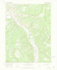 Buford Colorado Historical topographic map, 1:24000 scale, 7.5 X 7.5 Minute, Year 1966